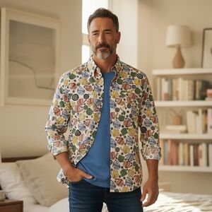 NWT Round Two Flannel shirt with flannel shirts in the pattern 😀